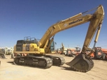 Used Excavator in yard